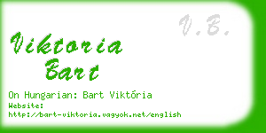 viktoria bart business card